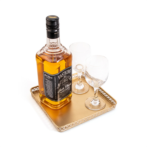 Make Your Hosting Exclusive with a Gold Serving Tray